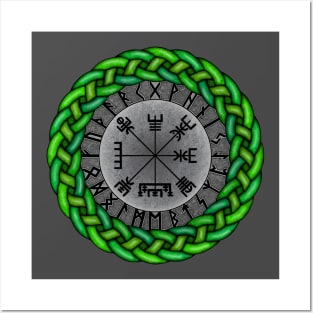 Viking Compass - Vegvisir Posters and Art